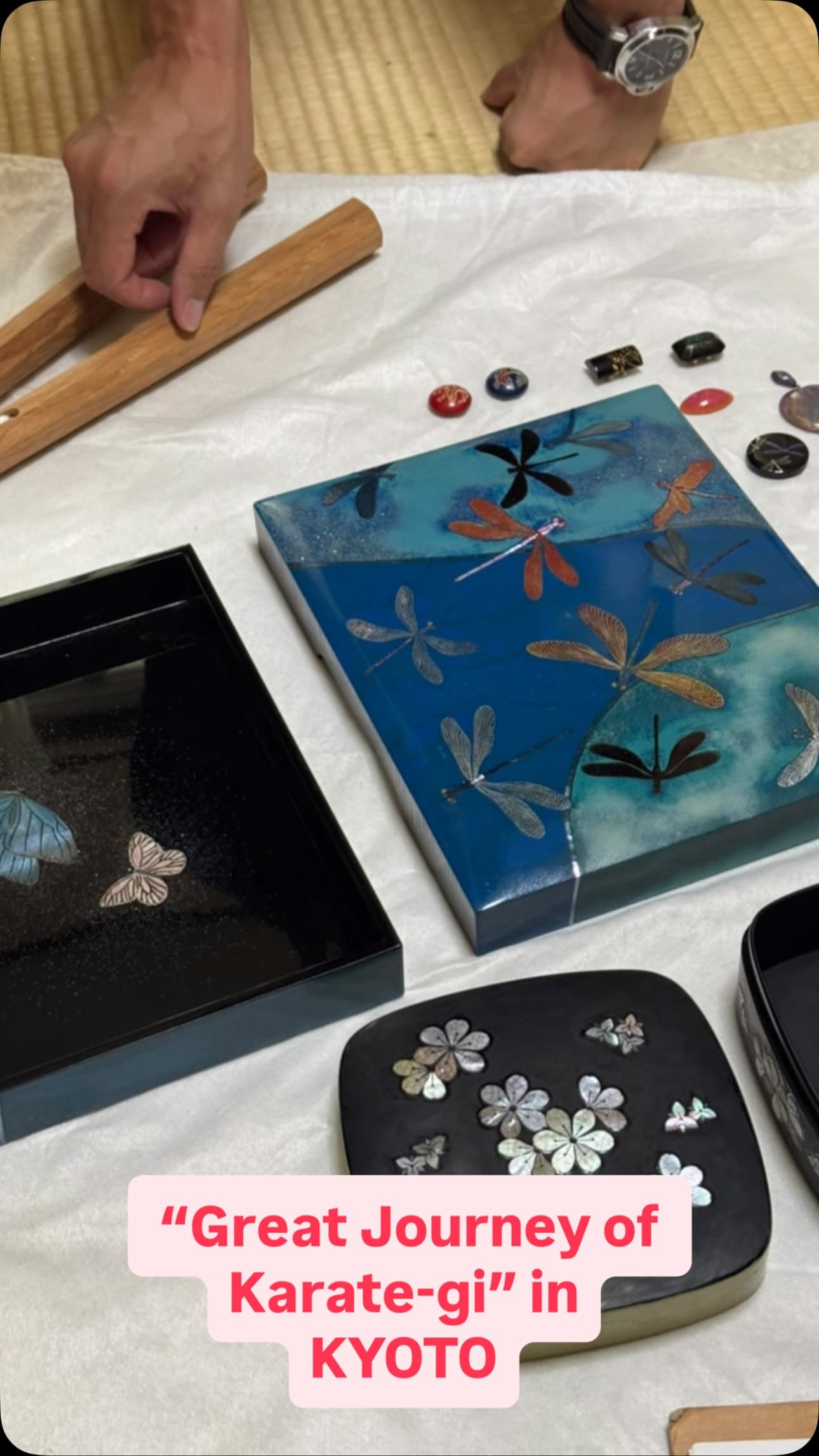 Instagramに掲載された京都の工芸品と素材調査
