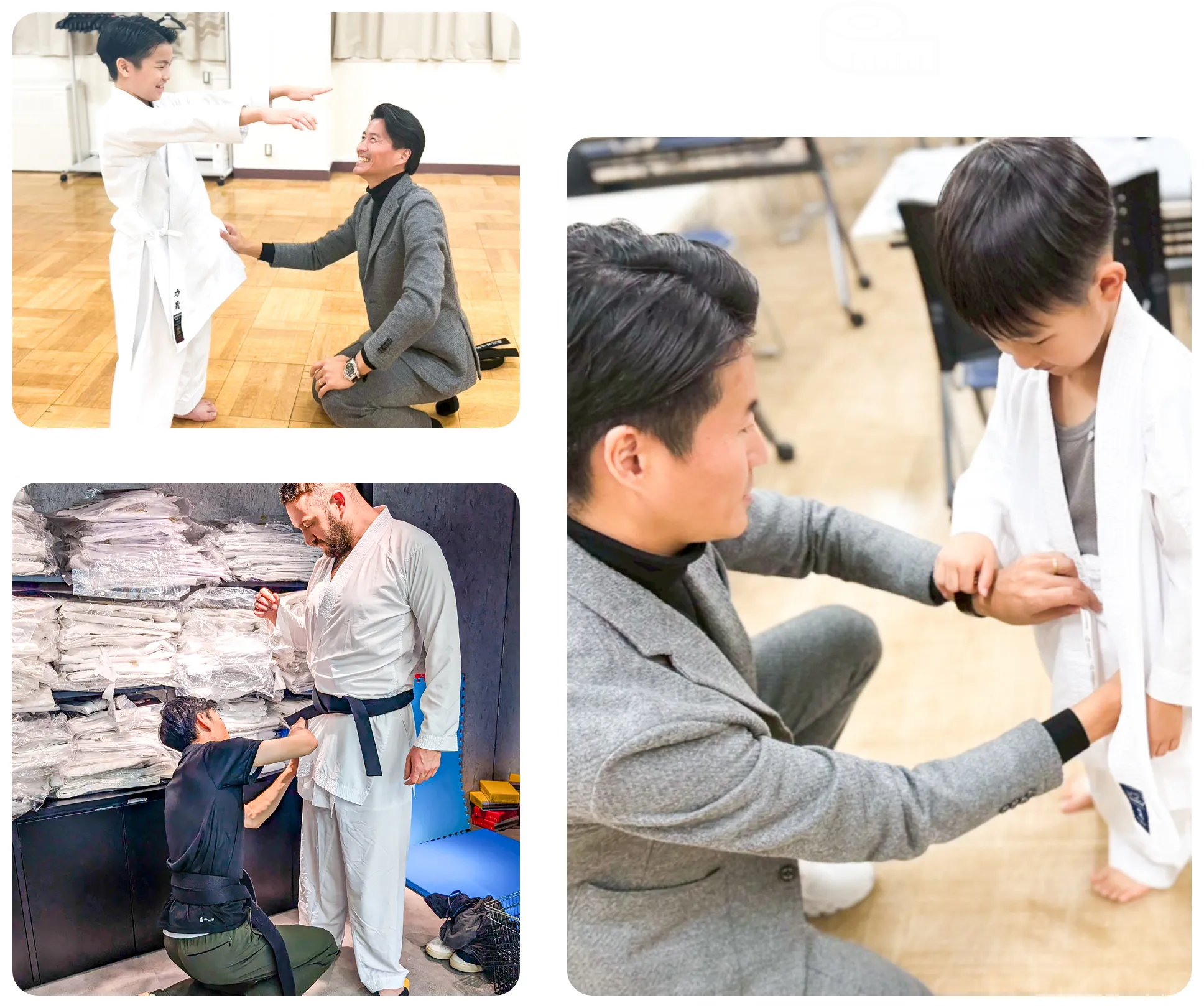 専門スタッフによる道着選びのサポート